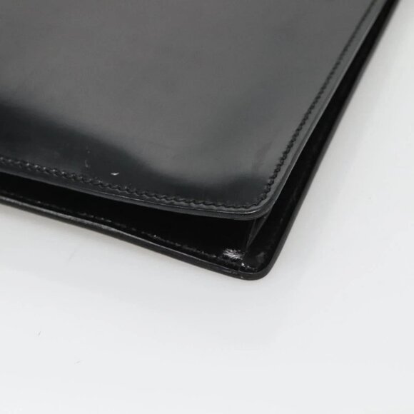 GUCCI Document case Patent leather Black Auth am8564 - Picture 9 of 16